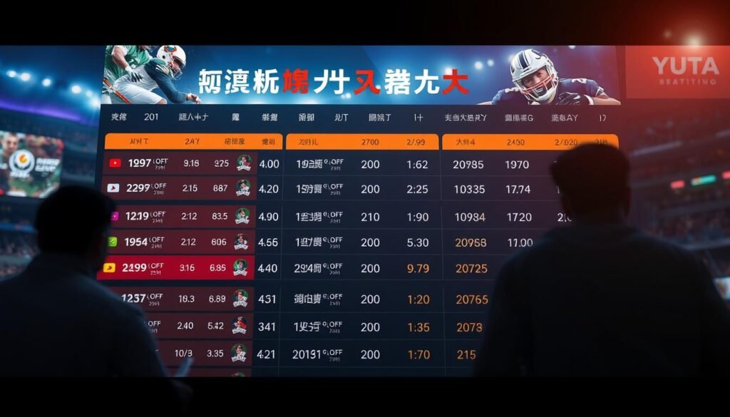 生成一張圖片，顯示優塔娛樂城的體育投注界面，包括各種體育賽事和賠率信息。