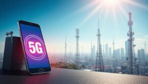 5G寬頻技術示意圖