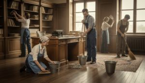 辦公室清潔傳統方法